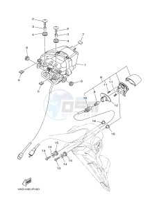 MTN250 MTN-250 MT-250 (B043) drawing TAILLIGHT