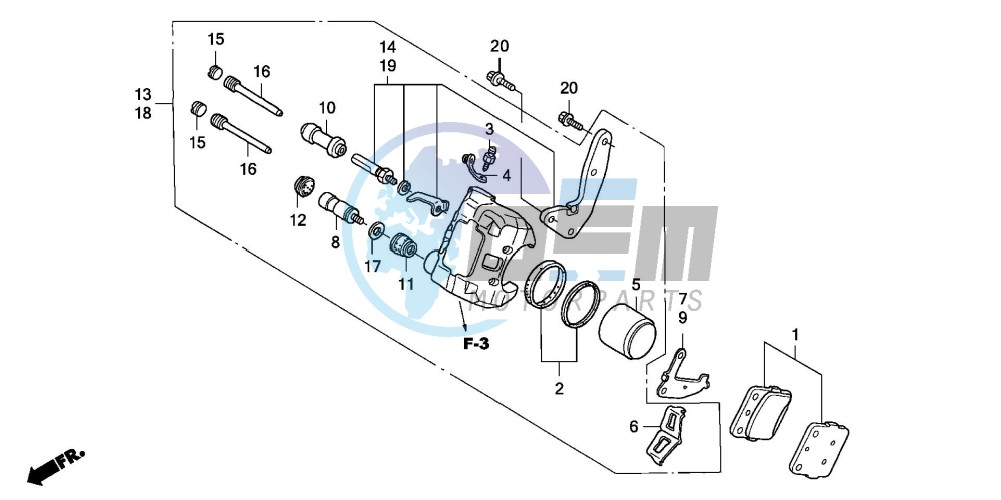 FRONT BRAKE CALIPER