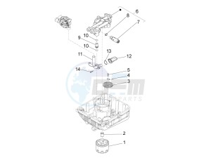 Audace 1400 1380 drawing Oil filters