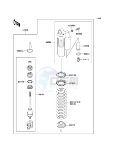 KX85/KX85-<<II>> KX85ACF EU drawing Shock Absorber(s)