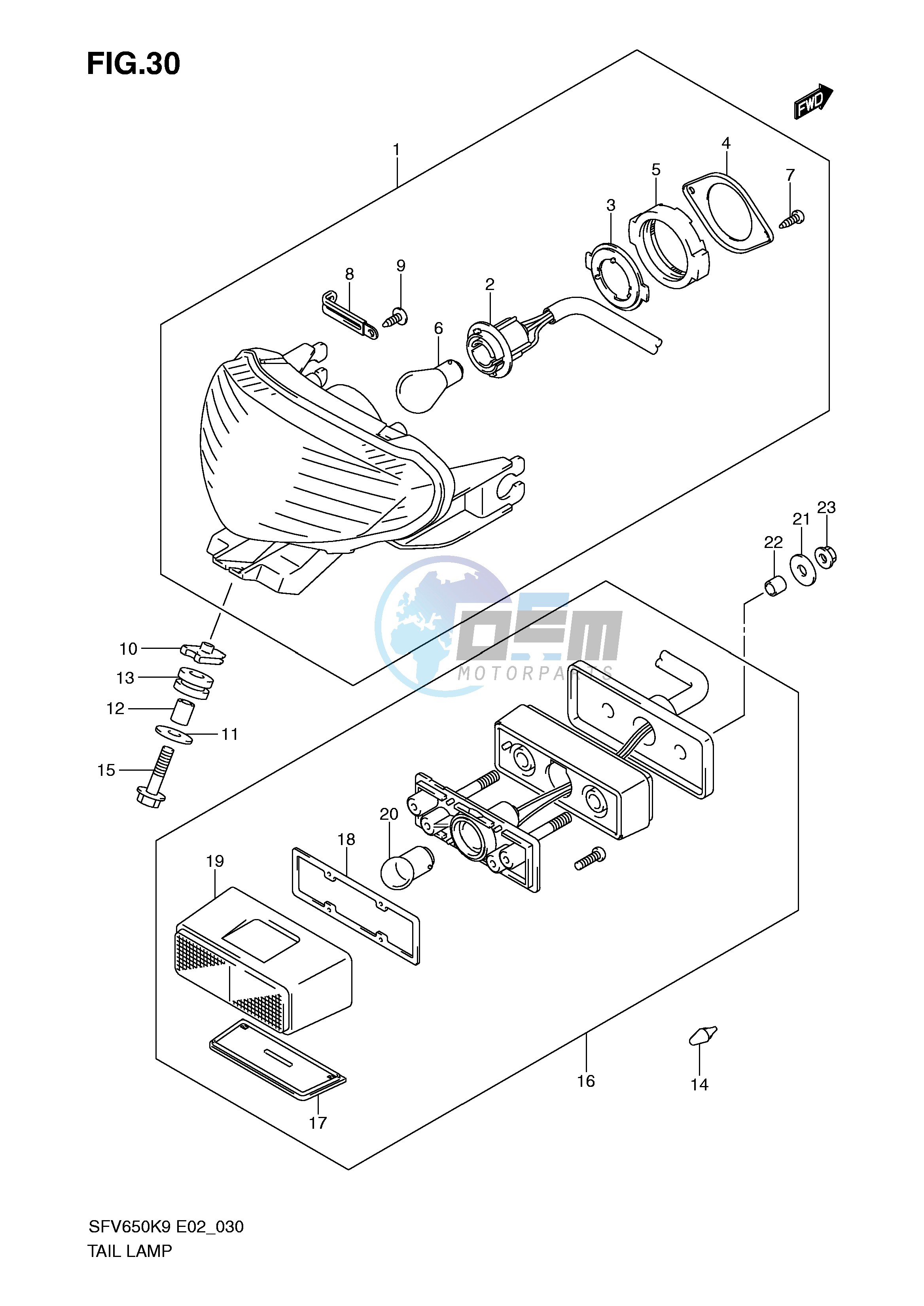 REAR COMBINATION LAMP