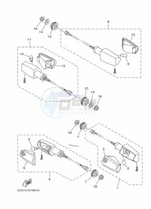 YB125 (2CSA) drawing FLASHER LIGHT