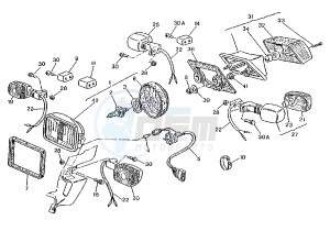 W16 500 drawing HEADLAMPS-BLINKERS