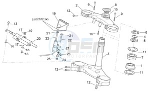 RSV 2 1000 SP drawing Steering