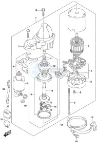 DF 225 drawing Starting Motor