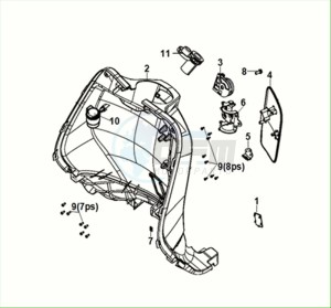 E-FIDDLE (EK4LW1-EU) (M2) drawing FRONT INNER COVER