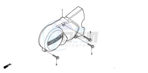 C50S drawing LEFT CRANKCASE COVER