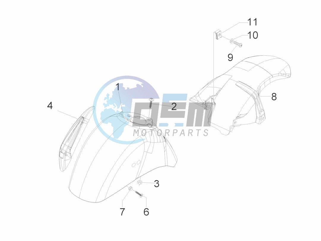 Wheel huosing - Mudguard