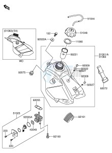 RM65 (E3) drawing FUEL TANK