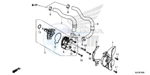 CBR650FAH 2ED - (2ED) drawing WATER PUMP