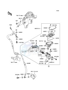 1400GTR ZG1400A9F FR GB XX (EU ME A(FRICA) drawing Clutch Master Cylinder