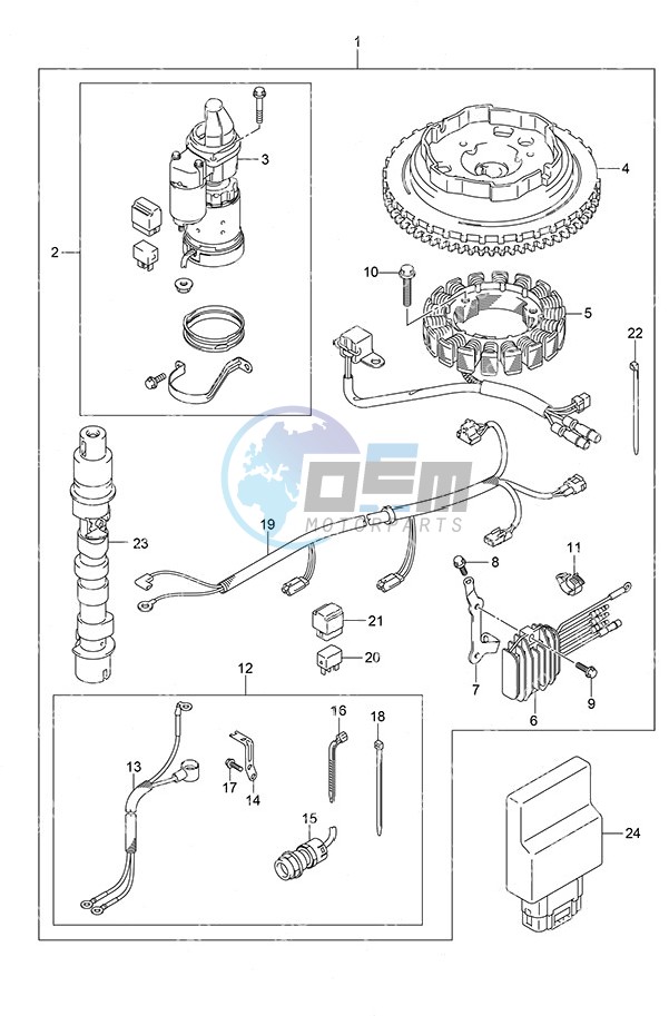 Starting Motor Manual Starter