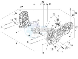 GTS 300 ie ABS (APAC) drawing Crankcase