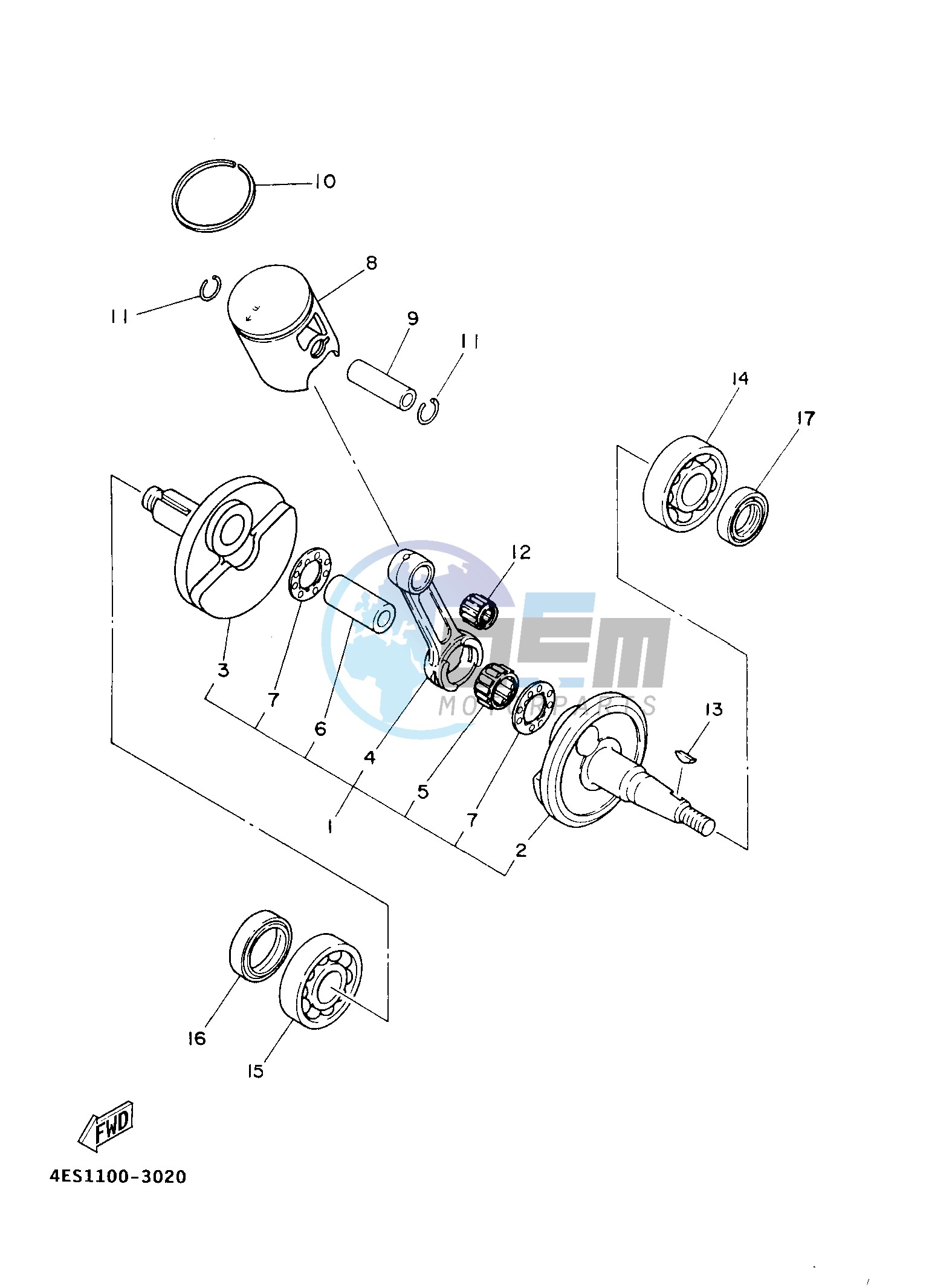 CRANKSHAFT & PISTON