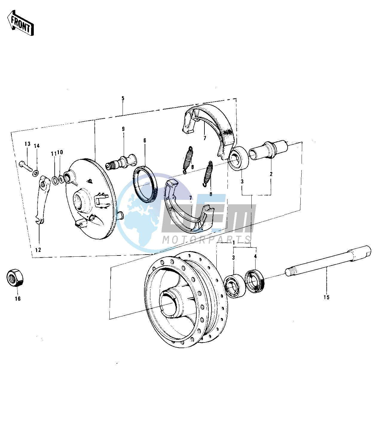 FRONT HUB_BRAKE -- 73 F11M- -