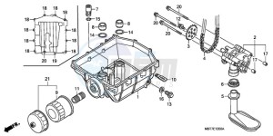 XL1000V9 E / MKH drawing OIL PUMP