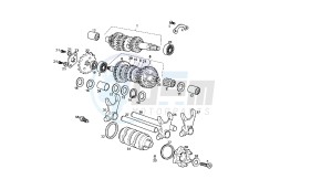 GPR REPLICA - GPR R - 50 CC VTHGR1D1A EU2 drawing GEAR BOX