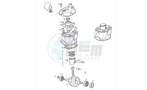 SMT 50 drawing Cylinder - Piston