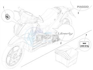 LIBERTY 125 4T E4 POSTE (EMEA) drawing Plates - Emblems