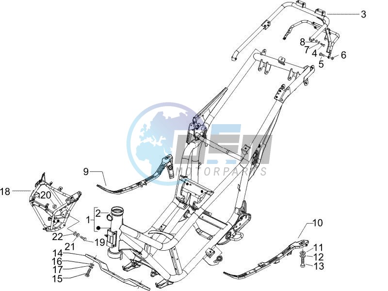 Frame bodywork