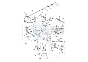 TW 125 drawing STAND-FOODREST