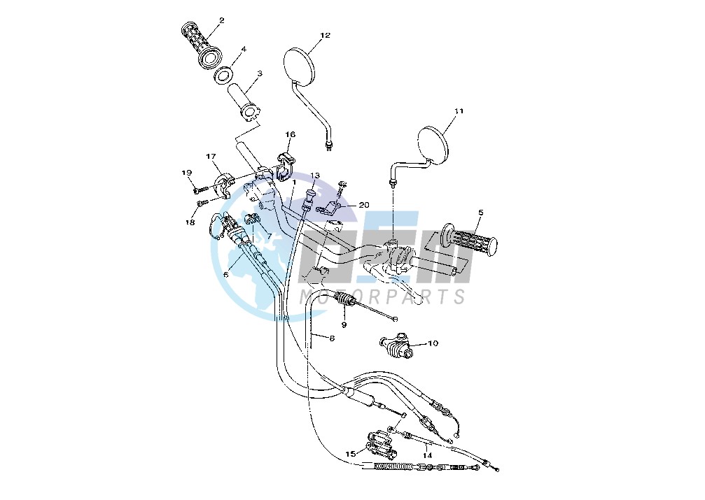 STEERING HANDLE -CABLE