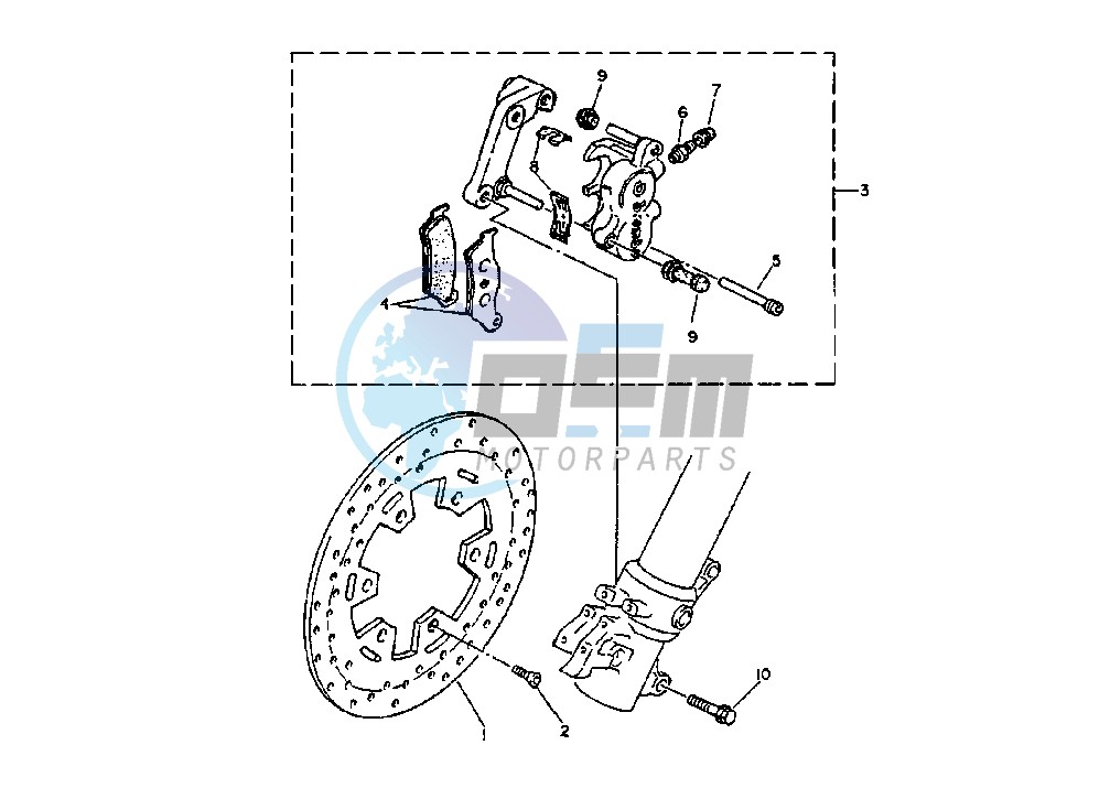 FRONT BRAKE CALIPER