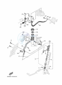 MT-09 SP MTN890D (BAMF) drawing REAR MASTER CYLINDER