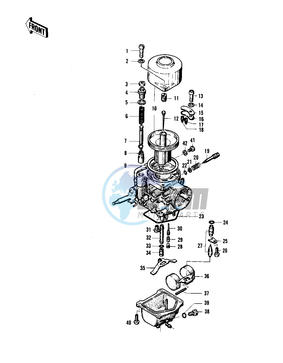 CARBURETOR PARTS -- 75 S- -