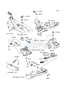 Z750R ABS ZR750PCF UF (UK FA) XX (EU ME A(FRICA) drawing Fuel Injection