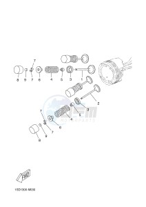 YP400RA X-MAX 400 ABS (1SD2 1SD2 1SD2) drawing VALVE