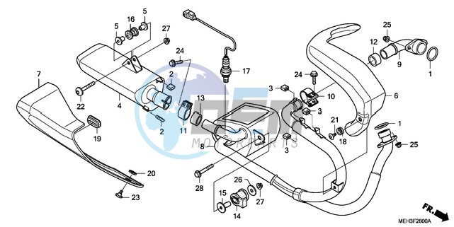 EXHAUST MUFFLER