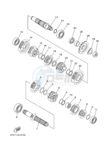 YZ250 (1SS8 1SS8) drawing TRANSMISSION