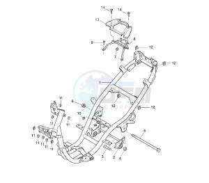 YQ AEROX 50 drawing FRAME