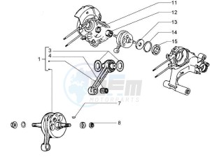 PX 125 drawing Crankshaft