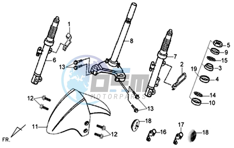 HANDLEBAR / BRAKE LEVERS CPL  L/R