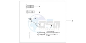 CB600F9 France - (F / CMF) drawing HEATED GRIPS