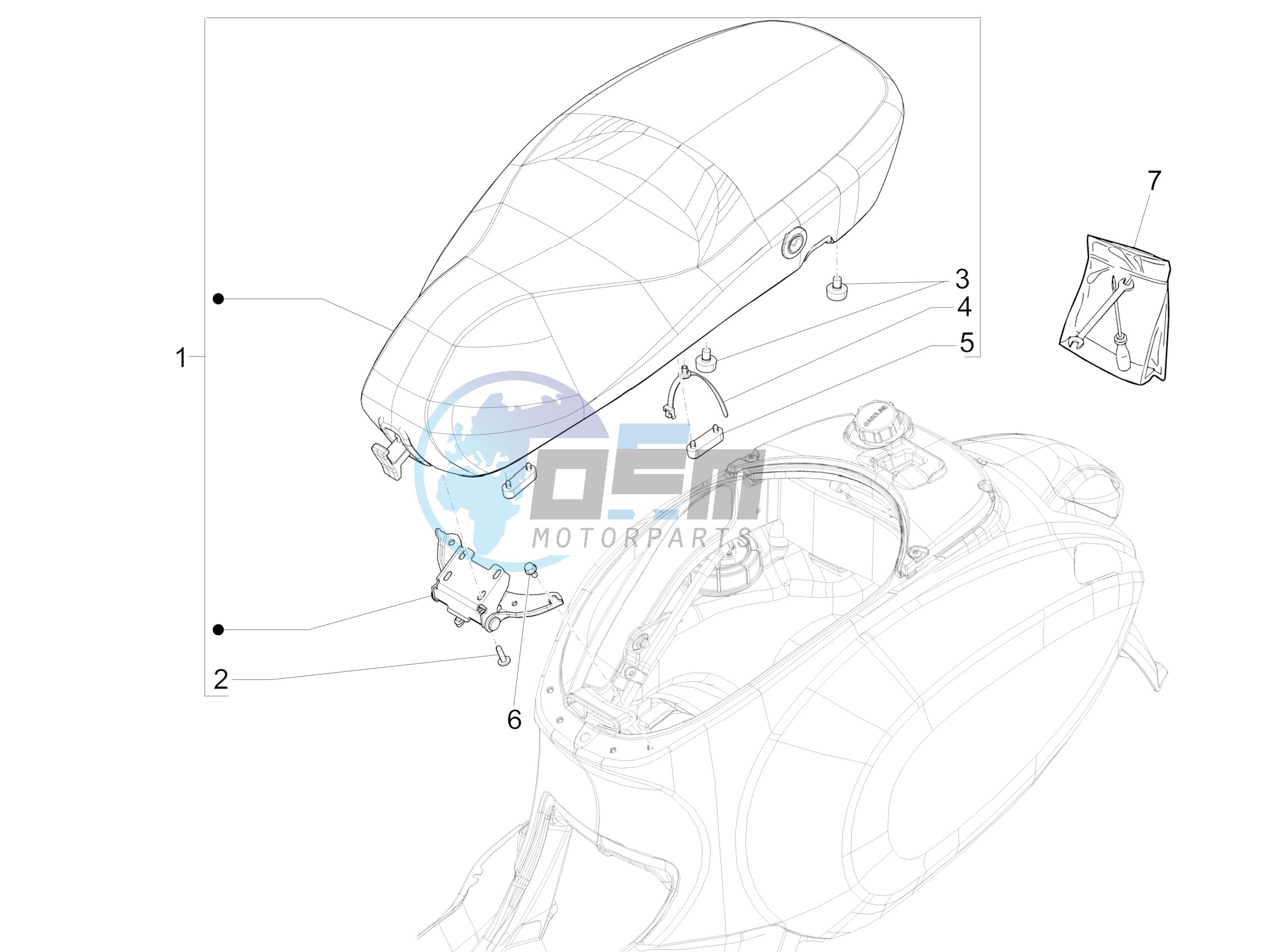 Saddle/seats