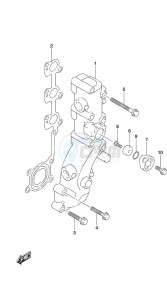 DF 30A drawing Exhaust Manifold