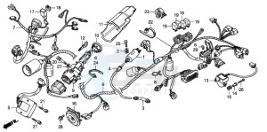 FES125A S-WING drawing WIRE HARNESS (FES1253-5)(FES1503-5)