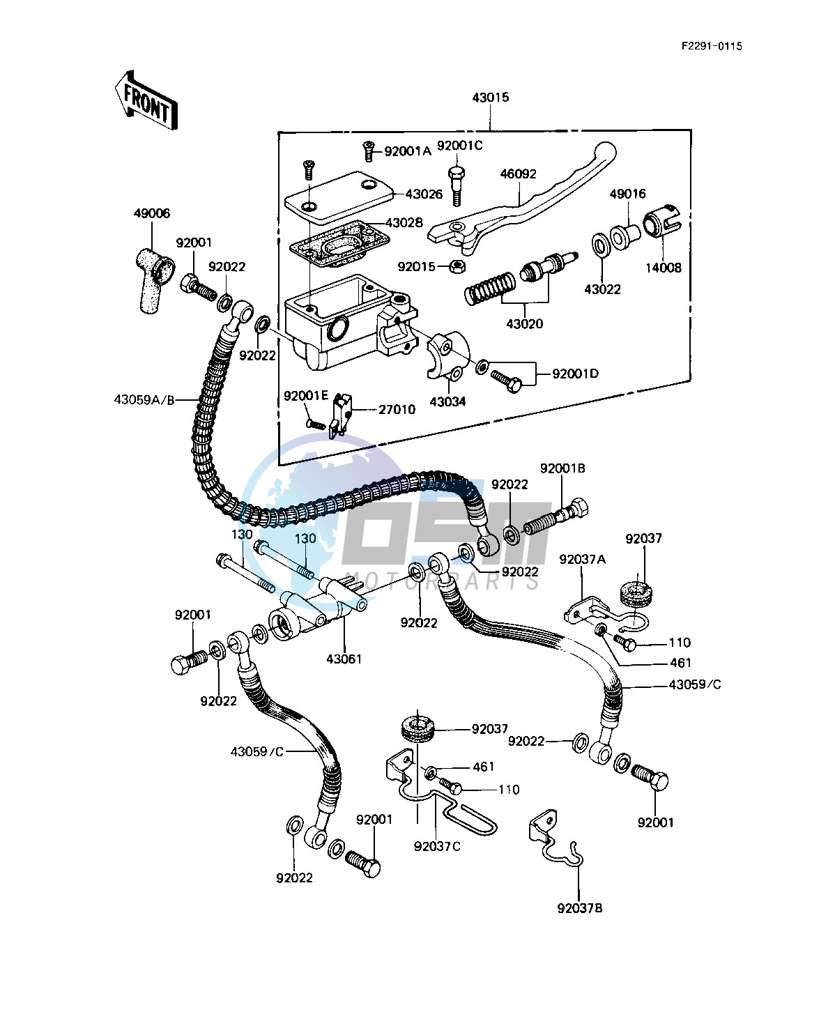 FRONT MASTER CYLINDER