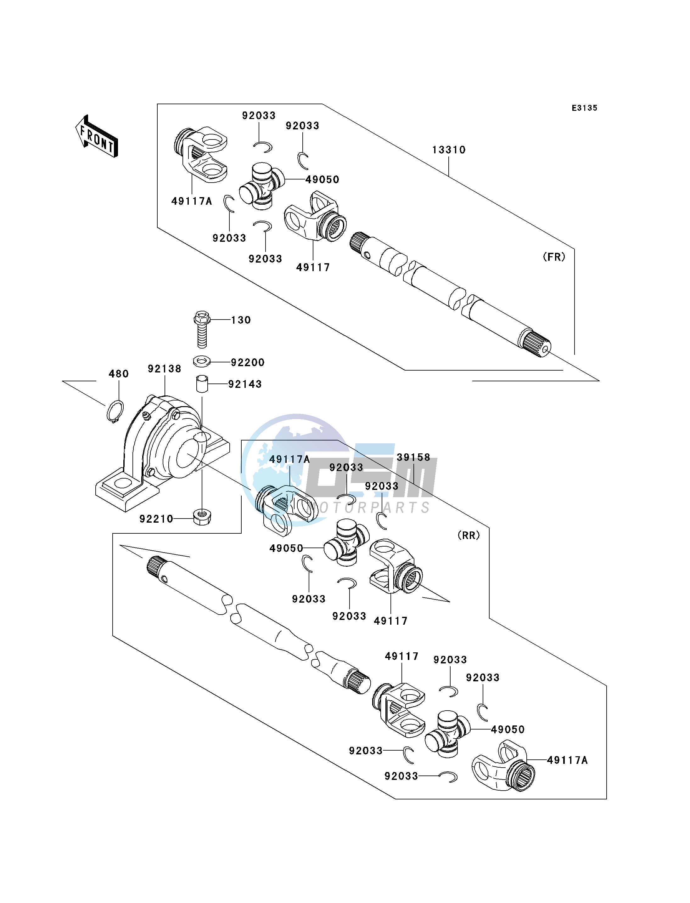 DRIVE SHAFT-PROPELLER