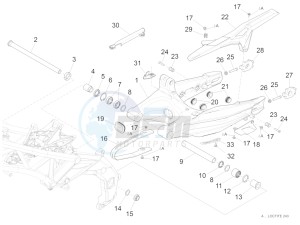 ETV 1200 Caponord Rally (EMEA, APAC) drawing Swing arm