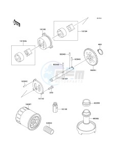 ZX 600 E [NINJA ZX-6] (E7-E9) [NINJA ZX-6] drawing OIL PUMP_OIL FILTER