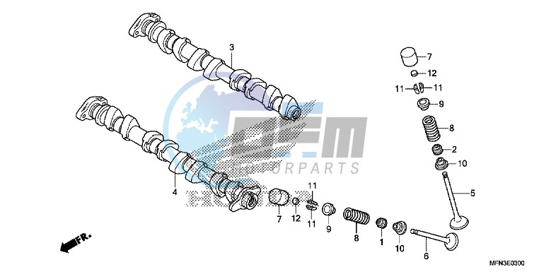 CAMSHAFT/ VALVE