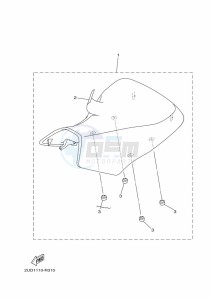 YFM700FWAD GRIZZLY 700 EPS (BFEC) drawing SEAT