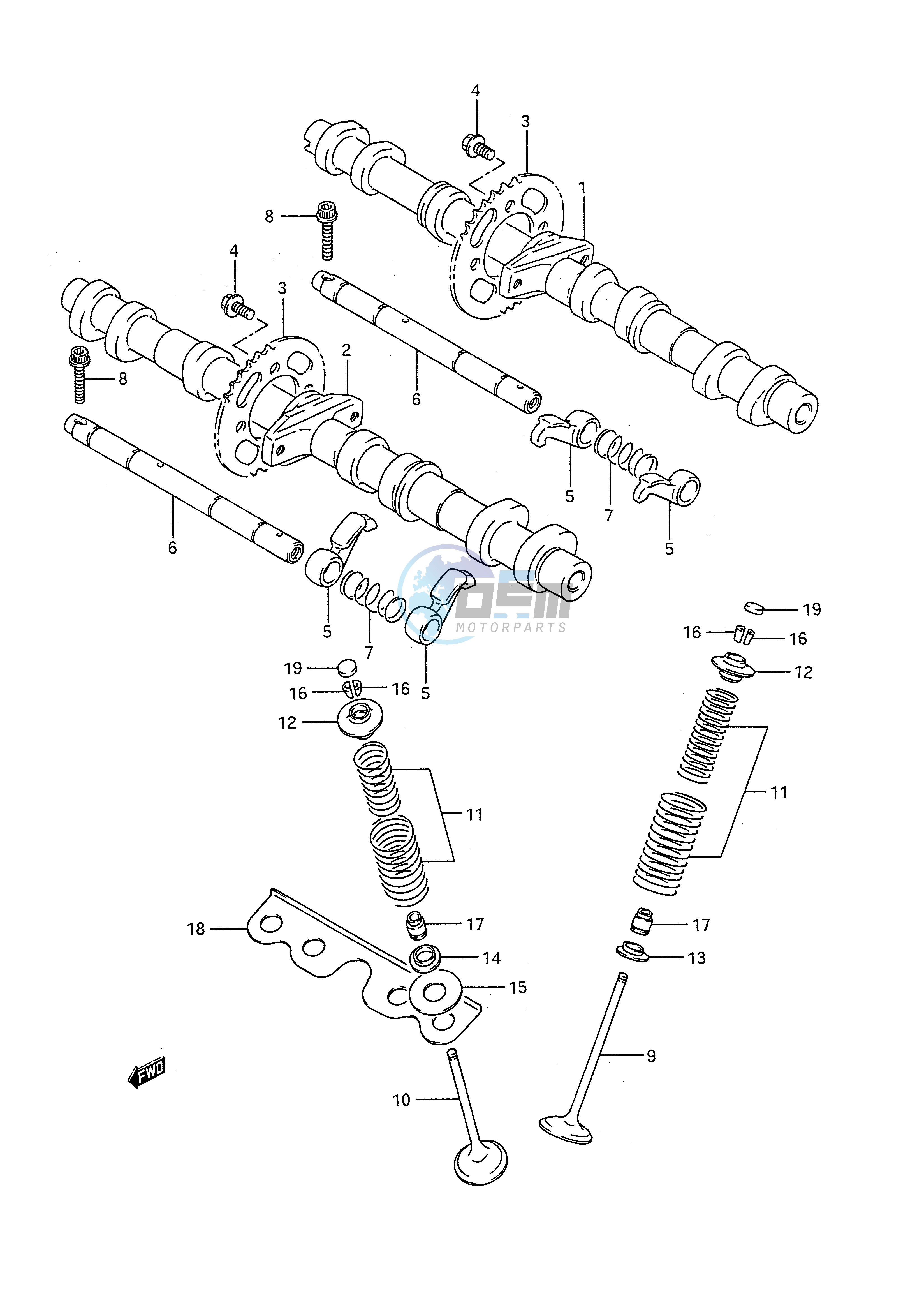 CAM SHAFT   VALVE