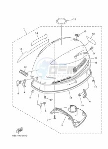 FT25FETL drawing TOP-COWLING