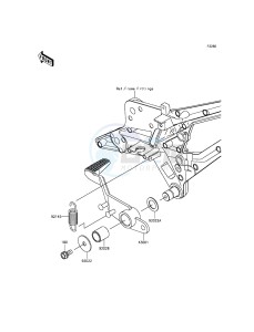 Z800 ZR800AFF FR GB XX (EU ME A(FRICA) drawing Brake Pedal