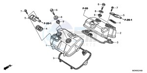 NT700VB drawing CYLINDER HEAD COVER